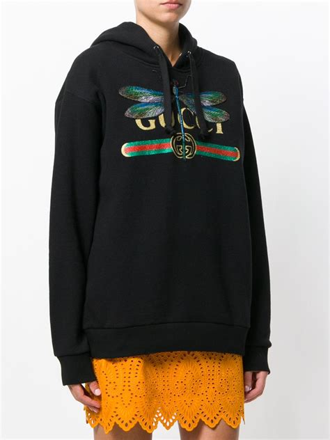 gucci dragonfly hoodie.